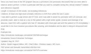 Clinical Experiences-PAP Smear and Sexually Transmitted Infection Test