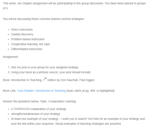 Cooperative Learning