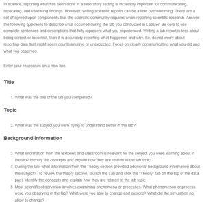 Embryology Lab Report