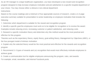 Employee Rewards and Recognition