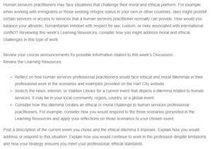 Ethical Dilemma For Human Service Practitioners