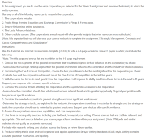 External and Internal Business Environments-Apple Inc