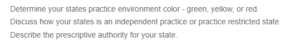 Green, Yellow, Red-State APN Practice Privileges and Prescriptive Authority