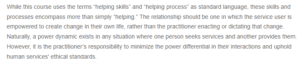 Helping Skills and the Human Services Professional Practitioner
