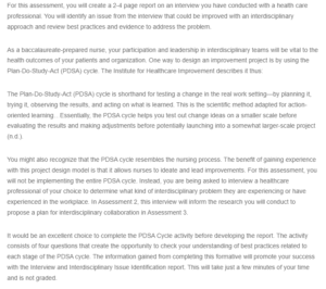 Interview and Interdisciplinary Issue Identifications