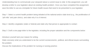 Letter To Legislator - The High Cost of Healthcare