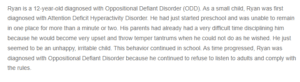 Mental Healthcare for Adolescents and Children- Ryans Case