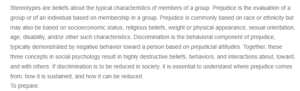 Prejudice against People with Disabilities