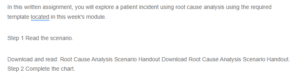 Root Cause Analysis-Mr Jones Case Study