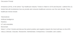 The Impact of Healthcare Trends on the APN Roles