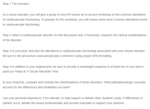 Alterations in Cardiovascular Functioning