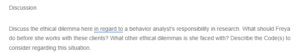 BCBA Ethical Dilemmas