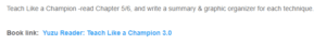 Chapter 5 and 6 Summaries and Graphic Organizers