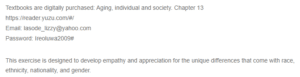 Empathy and Appreciation for the Unique Differences that Come with Race Ethnicity Nationality and Gender