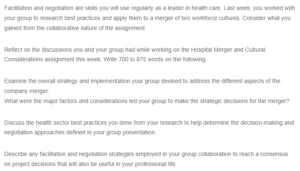 Facilitation and Negotiation Skills