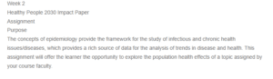 Healthy People 2030 Impact Paper- Dementias