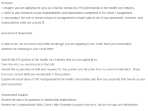 Human Resource Management in Health Care