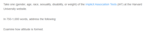 Implicit Association Tests
