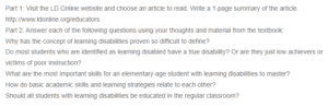 Learning Disabilities - Definitions, Challenges, and Classroom Strategies
