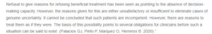 Management of Patients with Impaired Capacity