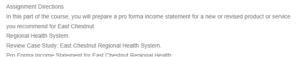 Market Demand and Pro-forma Income Statement