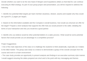 Merger and Acquisition for MasTec