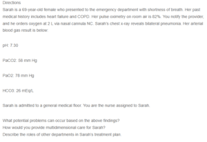 Multidimensional Care for Sarahh