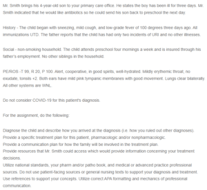 Pediatric URI Case Study