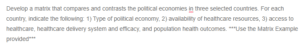Political Economies Matrix