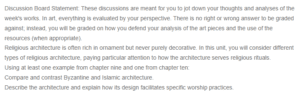 Religious Architecture - Form and Function
