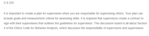 Responsibility to Supervisees and Trainees