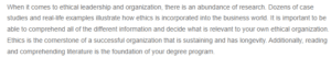 Synthesizing the Literature on Ethical Organizations-Annotated Bibliography