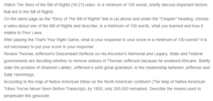 The Bill of Rights Essay
