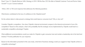 Case Analysis - Chipotle Mexican Grill’s Strategy