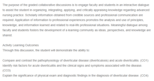 Case Study - Diverticulosis and Diverticulitis