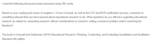 Discussion - Educational Research