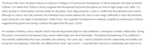 Erikson's 8 Stages of Psychosocial Development