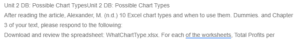 Excel chart types and when to use them