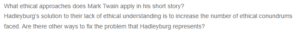 How to Fix Hadleyburg