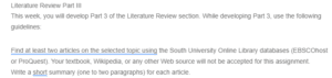 Literature Review -Divorce and Separation