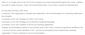 Plan to Create Economic, Social, And Environmental Value