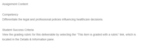 Policy Influences on Healthcare Decisions