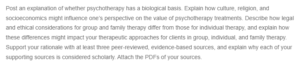 An Explanation of Whether Psychotherapy Has a Biological Basis