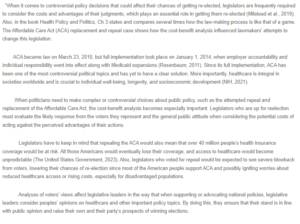 Cost-Benefit Analysis and The Affordable Care Act