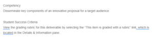 Disseminate an Innovate Proposal