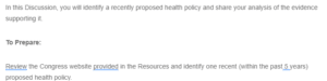 Evidence Base in Design- The Community and Public Health Programs Extension Act