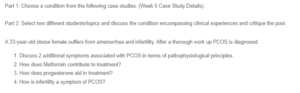 Female Diagnosed with PCOS