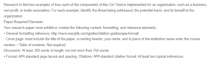 Implementation of the CIA Triad