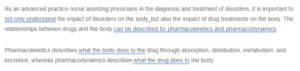 Response to Exploring Pharmacokinetics and Pharmacodynamics- Understanding Drug Effects in Advanced Nursing Practice