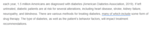 Responses- DIABETES AND DRUG TREATMENTS